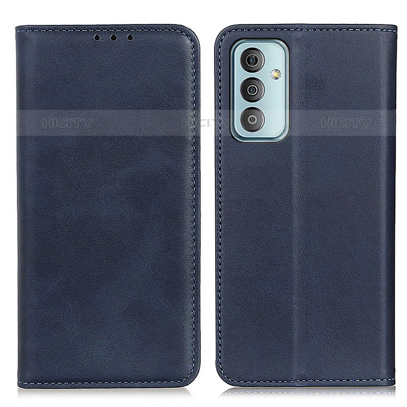 Custodia Portafoglio In Pelle Cover con Supporto A02D per Samsung Galaxy M23 5G Blu