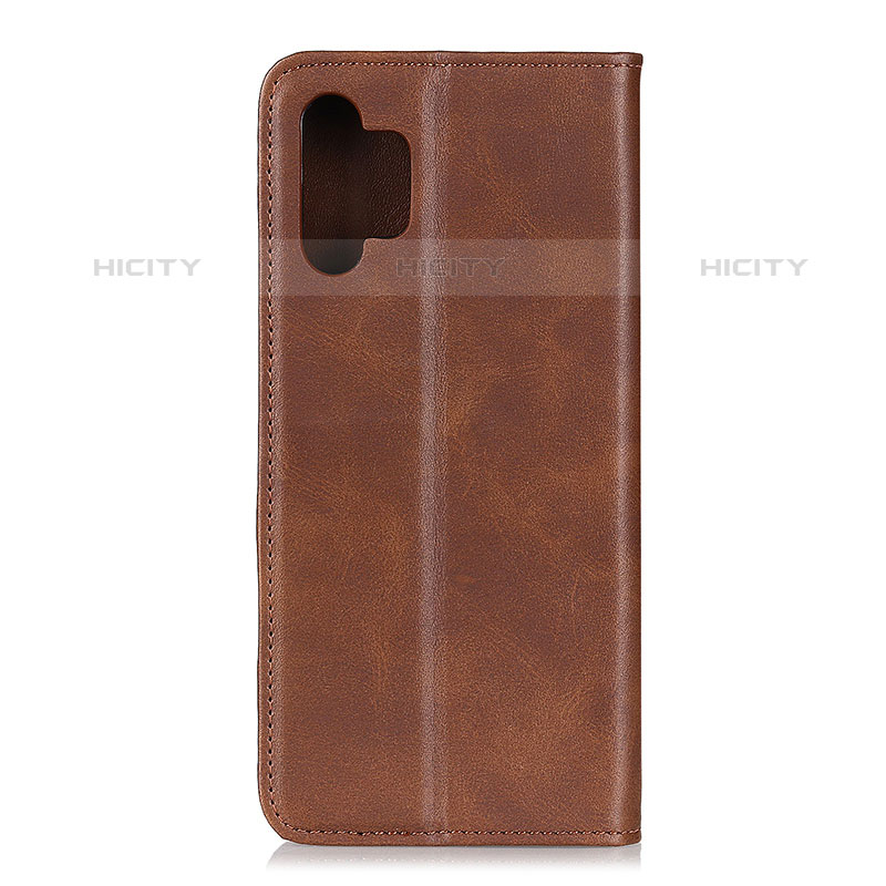 Custodia Portafoglio In Pelle Cover con Supporto A02D per Samsung Galaxy M32 5G Marrone