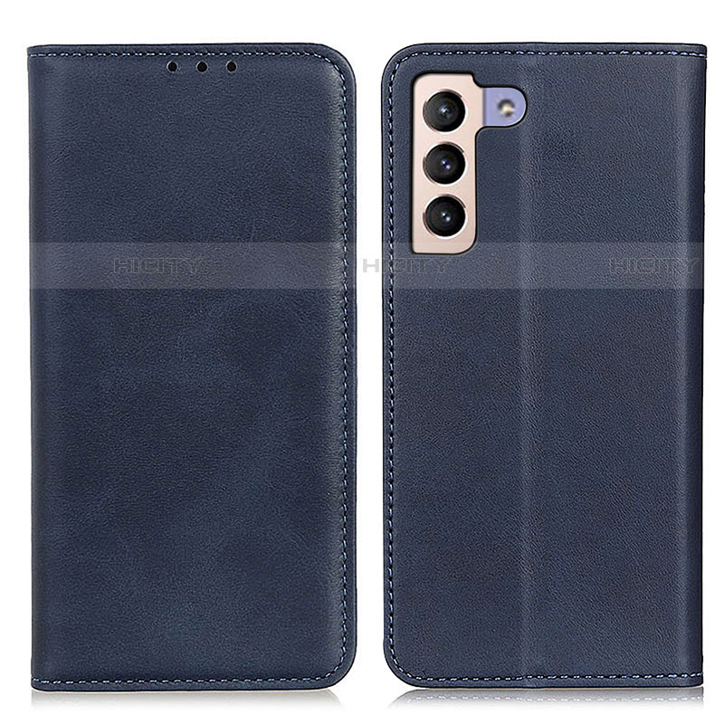 Custodia Portafoglio In Pelle Cover con Supporto A02D per Samsung Galaxy S22 Plus 5G Blu