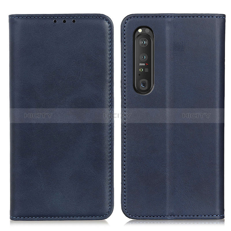 Custodia Portafoglio In Pelle Cover con Supporto A02D per Sony Xperia 1 III