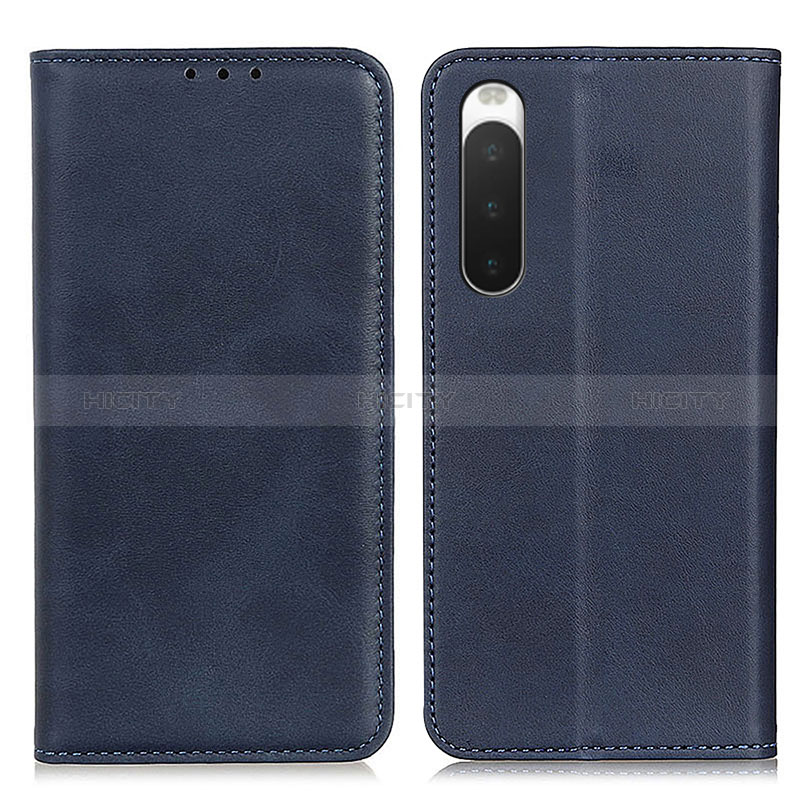 Custodia Portafoglio In Pelle Cover con Supporto A02D per Sony Xperia 10 IV