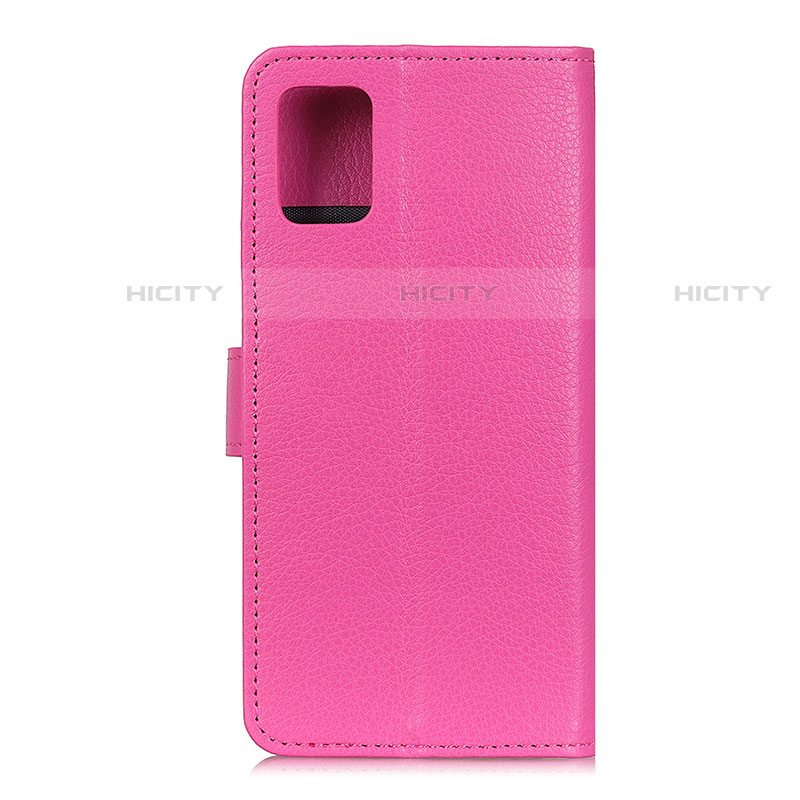 Custodia Portafoglio In Pelle Cover con Supporto A03D per Motorola Moto Edge S 5G Rosa Caldo