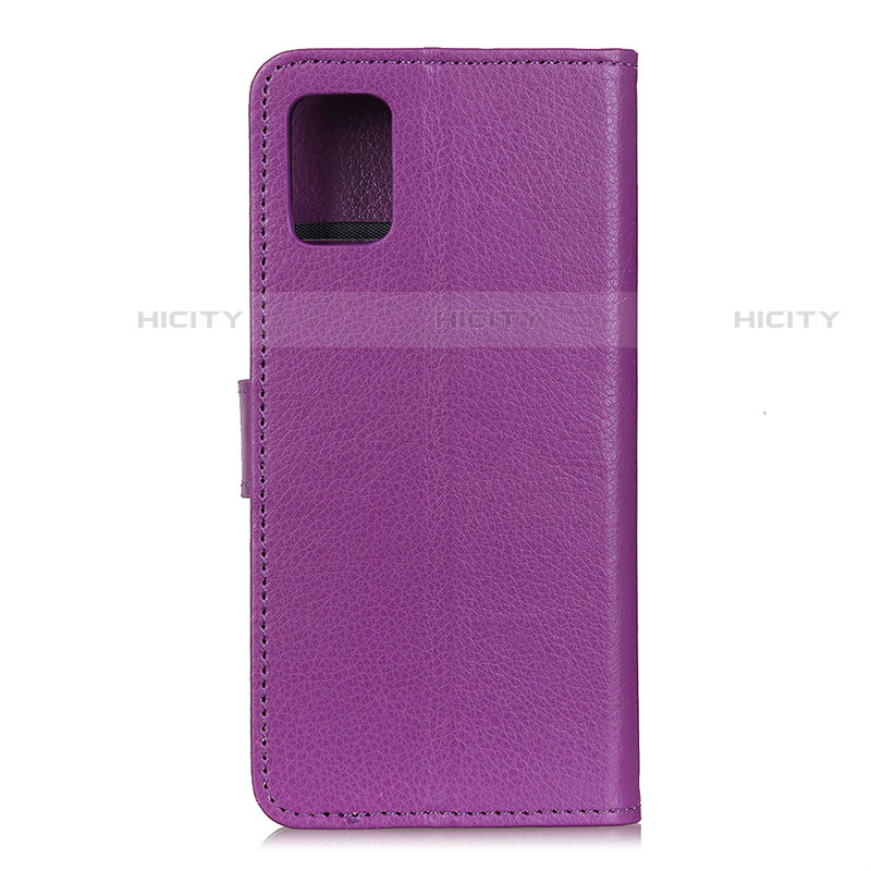 Custodia Portafoglio In Pelle Cover con Supporto A03D per Motorola Moto Edge S 5G Viola