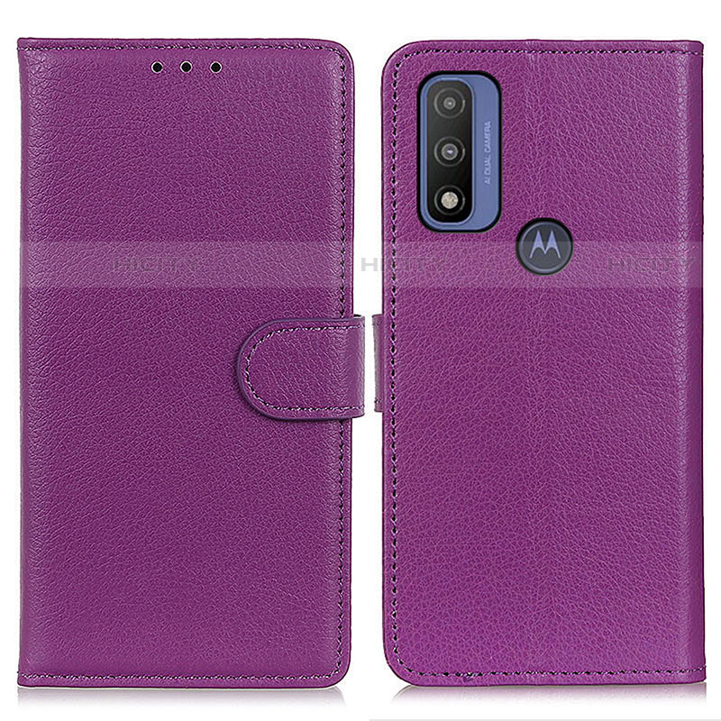 Custodia Portafoglio In Pelle Cover con Supporto A03D per Motorola Moto G Pure