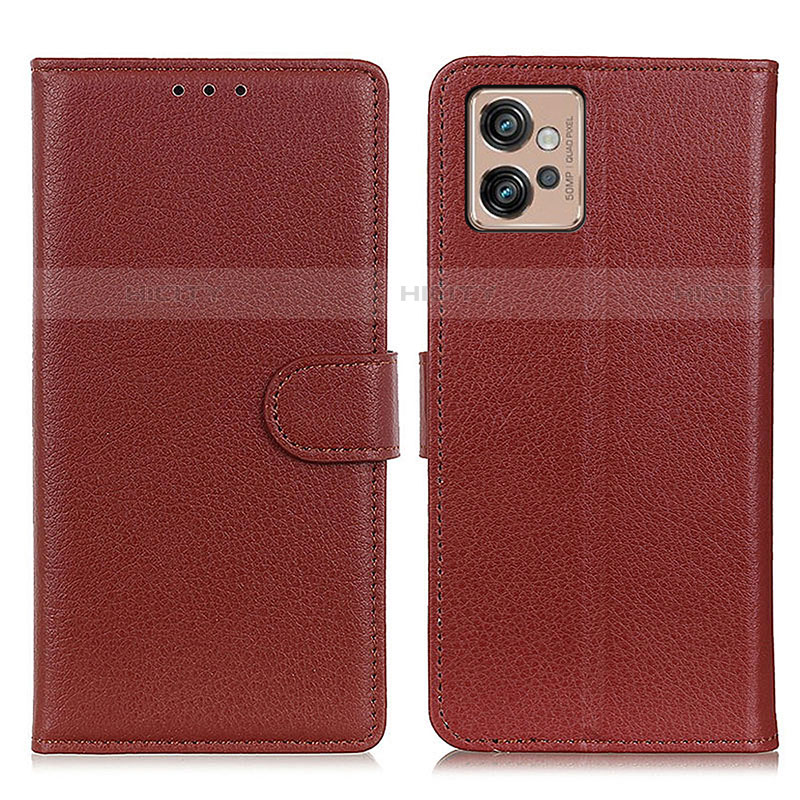 Custodia Portafoglio In Pelle Cover con Supporto A03D per Motorola Moto G32