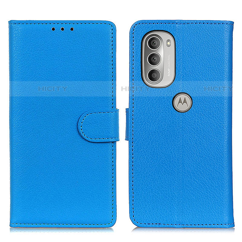 Custodia Portafoglio In Pelle Cover con Supporto A03D per Motorola Moto G51 5G