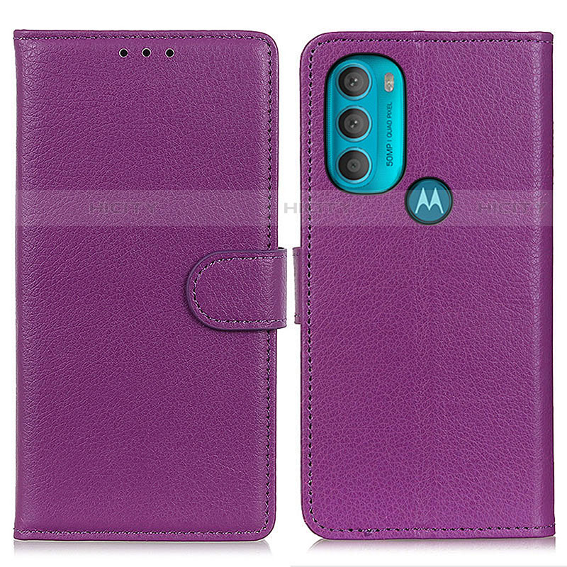 Custodia Portafoglio In Pelle Cover con Supporto A03D per Motorola Moto G71 5G