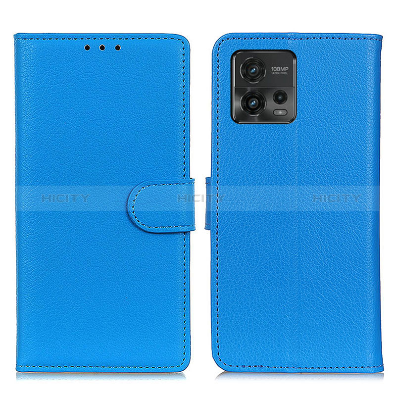 Custodia Portafoglio In Pelle Cover con Supporto A03D per Motorola Moto G72