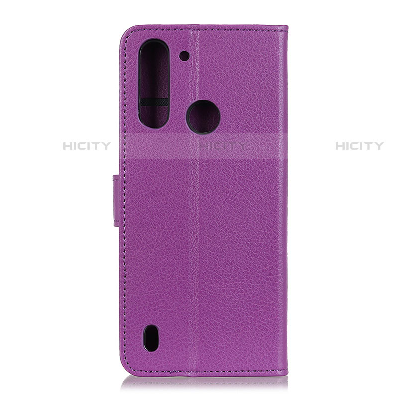 Custodia Portafoglio In Pelle Cover con Supporto A03D per Motorola Moto One Fusion