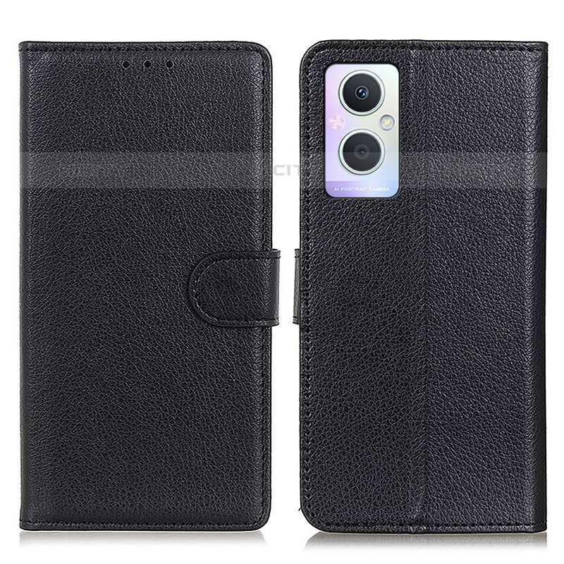 Custodia Portafoglio In Pelle Cover con Supporto A03D per OnePlus Nord N20 5G Nero