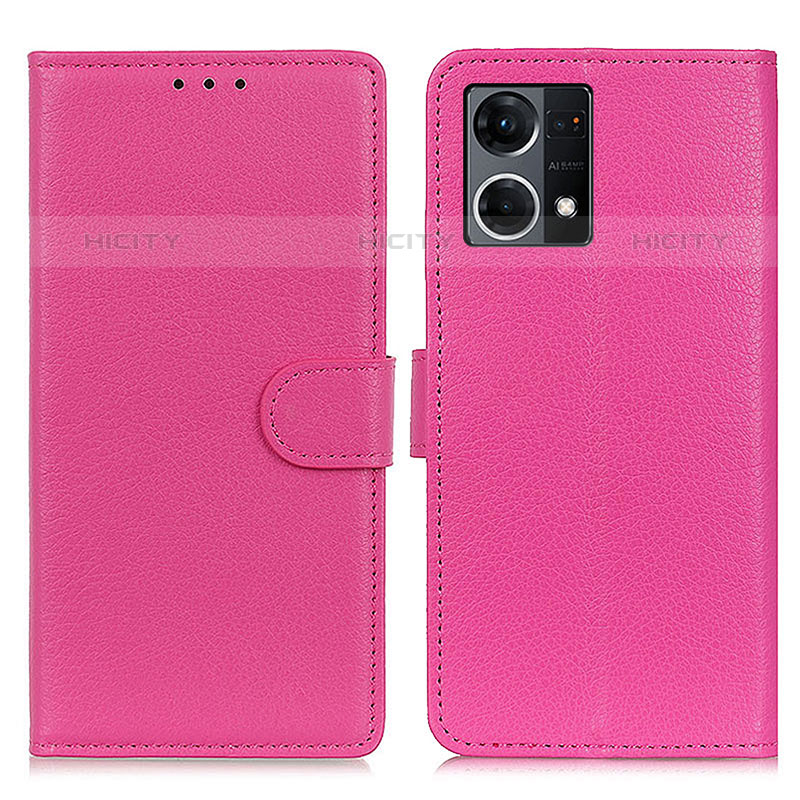 Custodia Portafoglio In Pelle Cover con Supporto A03D per Oppo F21s Pro 4G