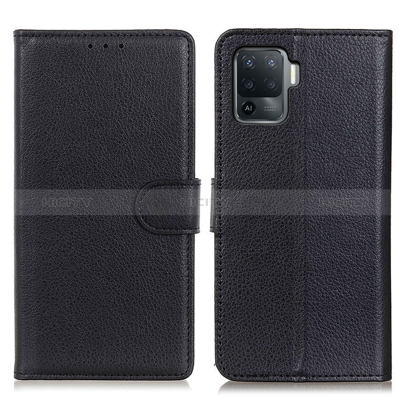 Custodia Portafoglio In Pelle Cover con Supporto A03D per Oppo Reno5 Lite