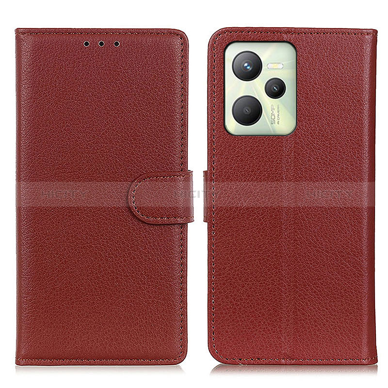 Custodia Portafoglio In Pelle Cover con Supporto A03D per Realme C35