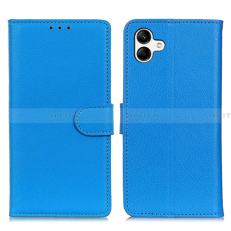 Custodia Portafoglio In Pelle Cover con Supporto A03D per Samsung Galaxy A05 Cielo Blu