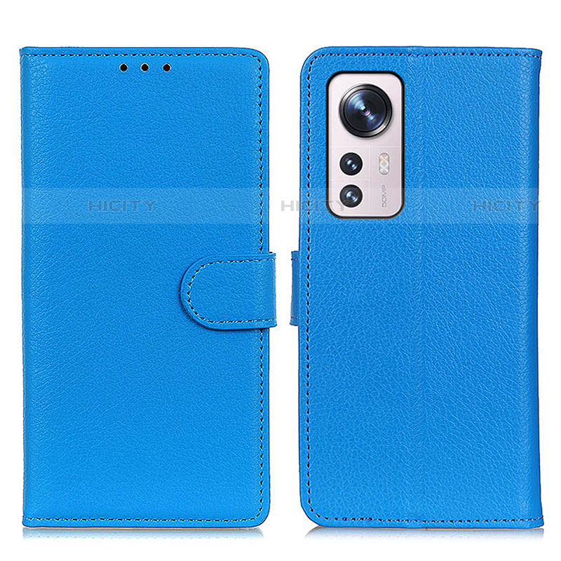 Custodia Portafoglio In Pelle Cover con Supporto A03D per Xiaomi Mi 12 Lite 5G Cielo Blu