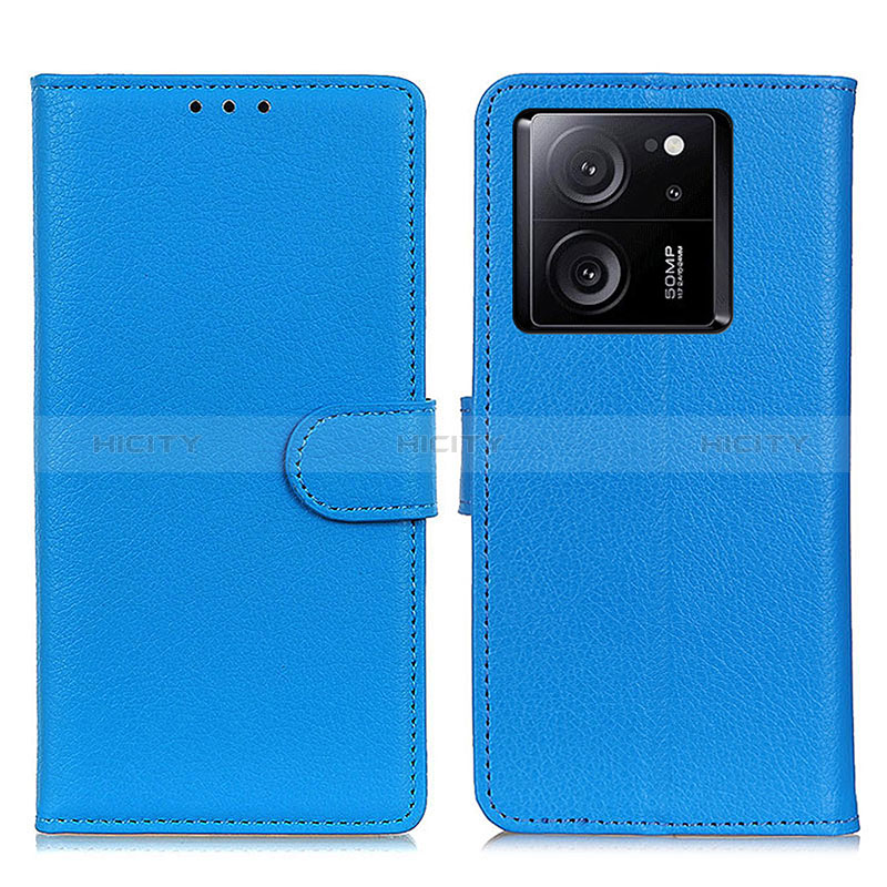 Custodia Portafoglio In Pelle Cover con Supporto A03D per Xiaomi Mi 13T 5G Cielo Blu