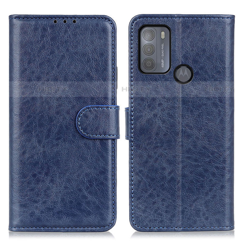 Custodia Portafoglio In Pelle Cover con Supporto A04D per Motorola Moto G50