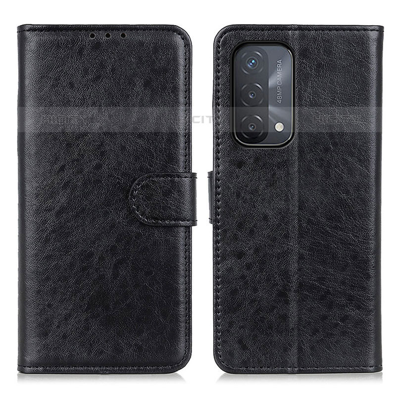 Custodia Portafoglio In Pelle Cover con Supporto A04D per Oppo A93 5G Nero