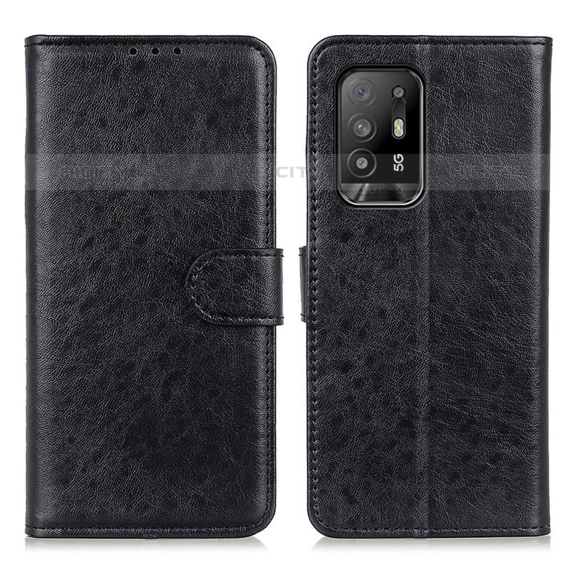 Custodia Portafoglio In Pelle Cover con Supporto A04D per Oppo A94 5G Nero