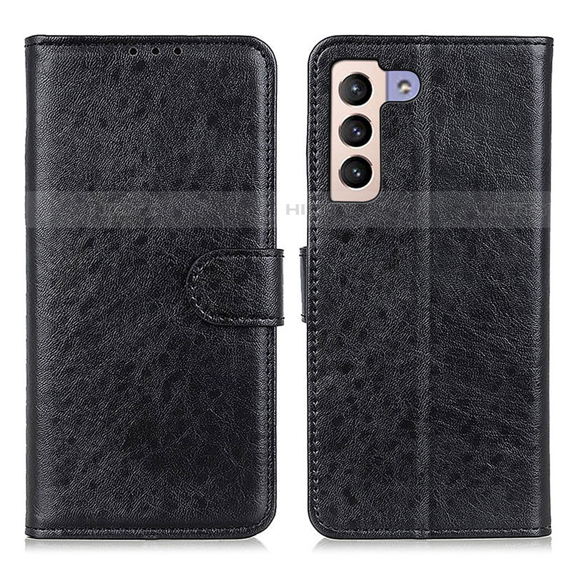 Custodia Portafoglio In Pelle Cover con Supporto A04D per Samsung Galaxy S21 FE 5G Nero