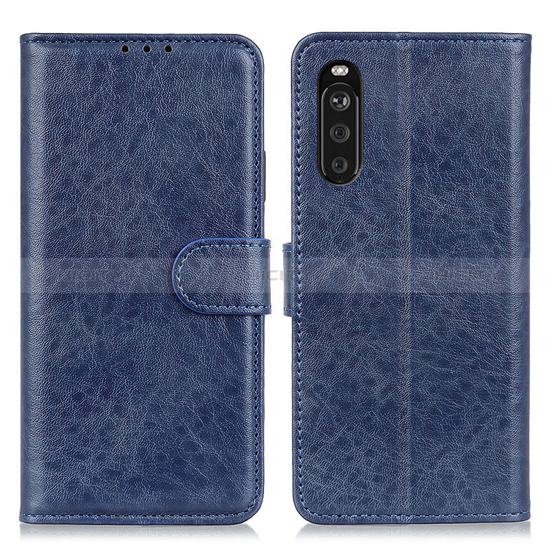 Custodia Portafoglio In Pelle Cover con Supporto A04D per Sony Xperia 10 III