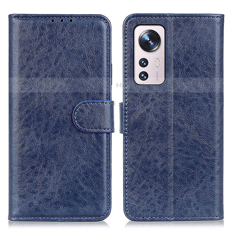 Custodia Portafoglio In Pelle Cover con Supporto A04D per Xiaomi Mi 12 Lite 5G Blu