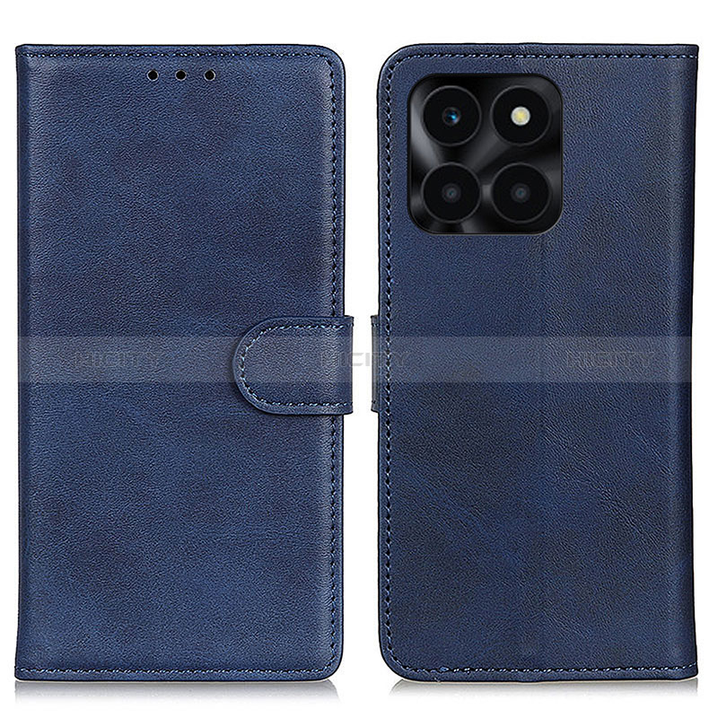 Custodia Portafoglio In Pelle Cover con Supporto A05D per Huawei Honor X6a Blu