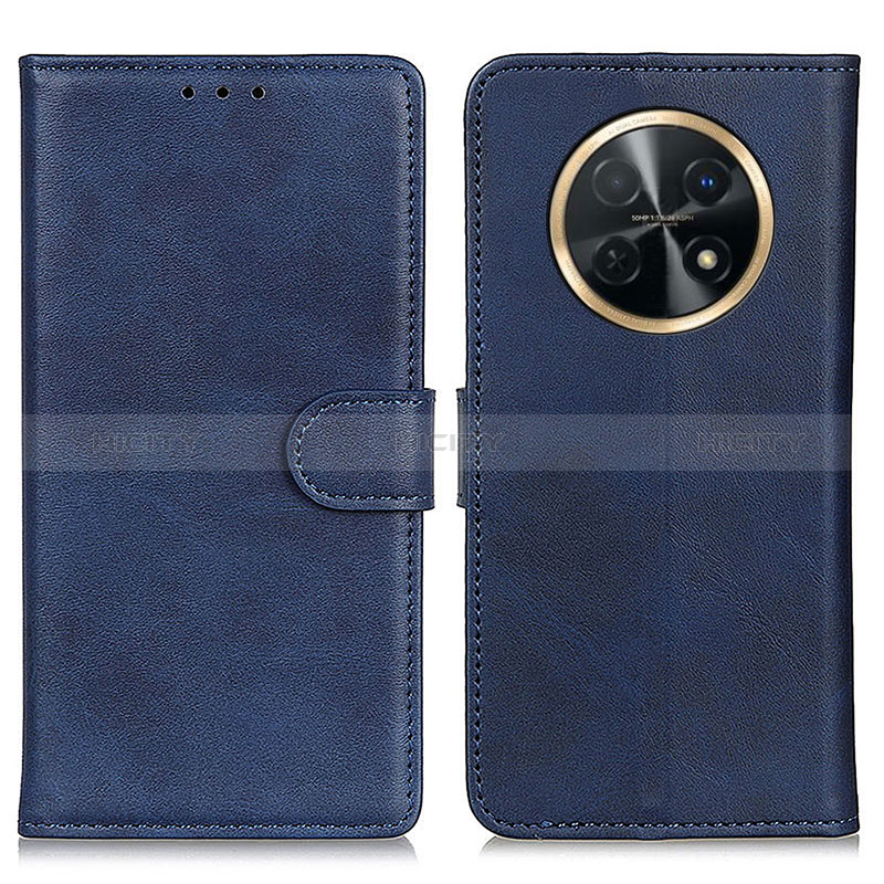 Custodia Portafoglio In Pelle Cover con Supporto A05D per Huawei Nova Y91 Blu