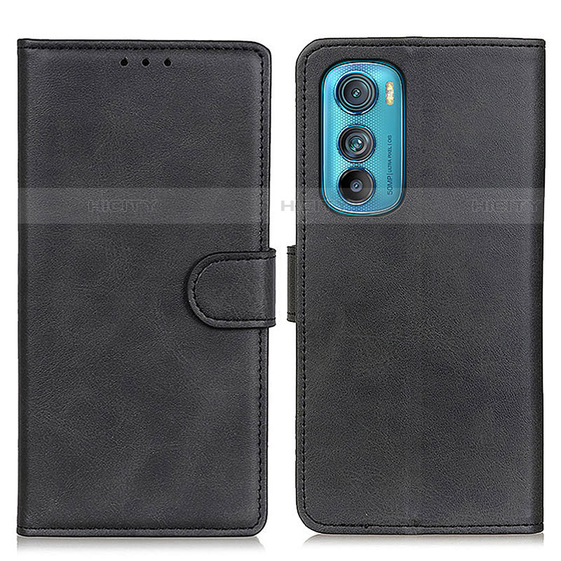 Custodia Portafoglio In Pelle Cover con Supporto A05D per Motorola Moto Edge 30 5G Nero