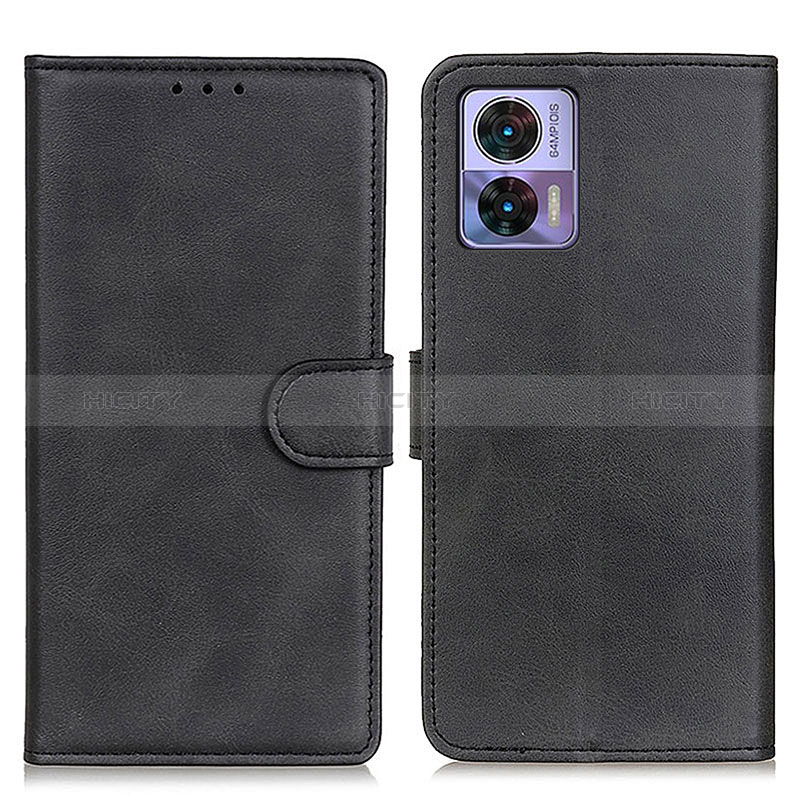 Custodia Portafoglio In Pelle Cover con Supporto A05D per Motorola Moto Edge 30 Neo 5G Nero