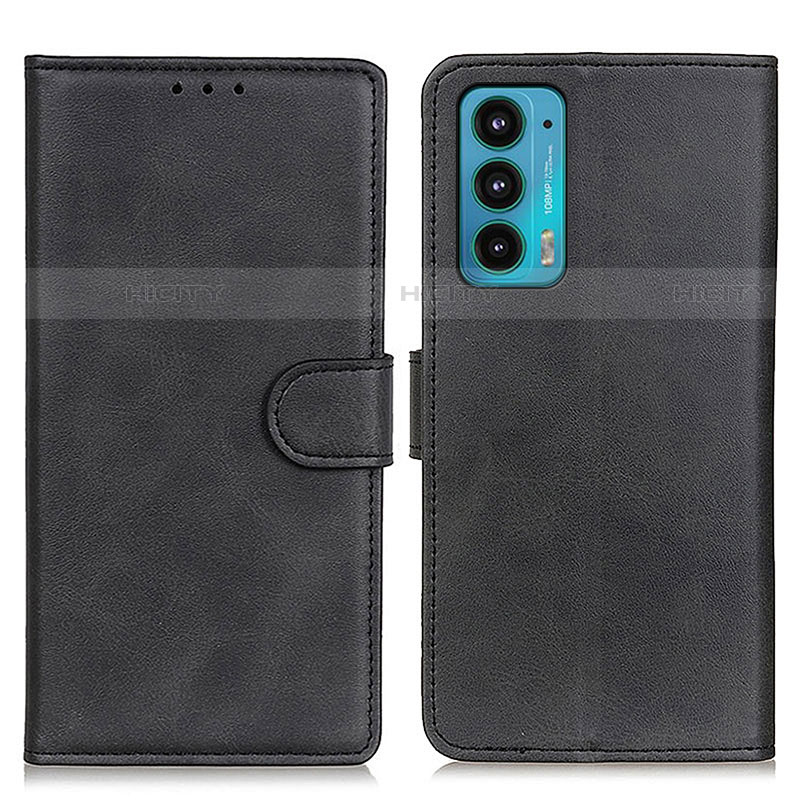 Custodia Portafoglio In Pelle Cover con Supporto A05D per Motorola Moto Edge Lite 5G Nero