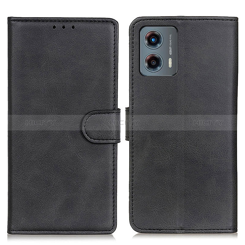 Custodia Portafoglio In Pelle Cover con Supporto A05D per Motorola Moto G 5G (2023) Nero