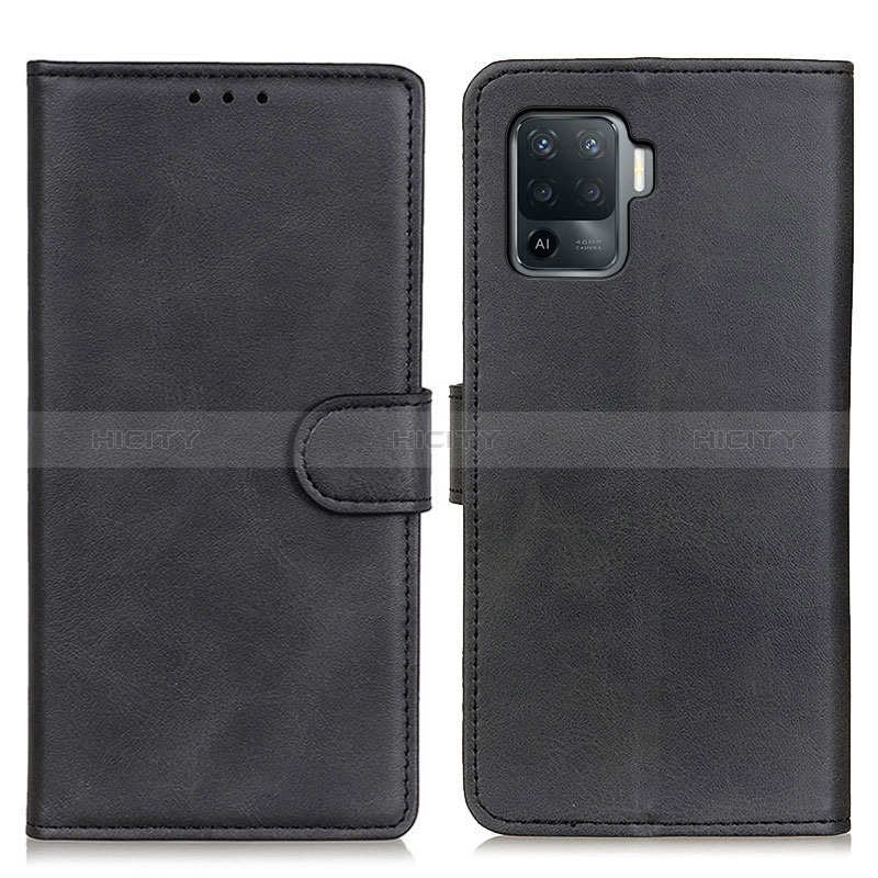 Custodia Portafoglio In Pelle Cover con Supporto A05D per Oppo Reno5 Lite