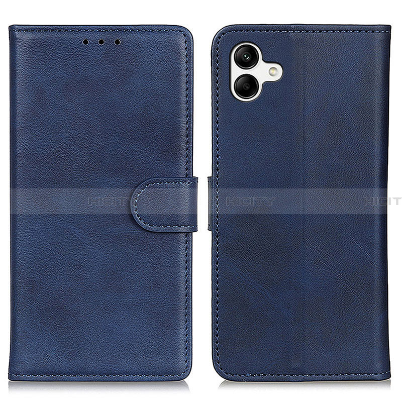 Custodia Portafoglio In Pelle Cover con Supporto A05D per Samsung Galaxy A04 4G Blu