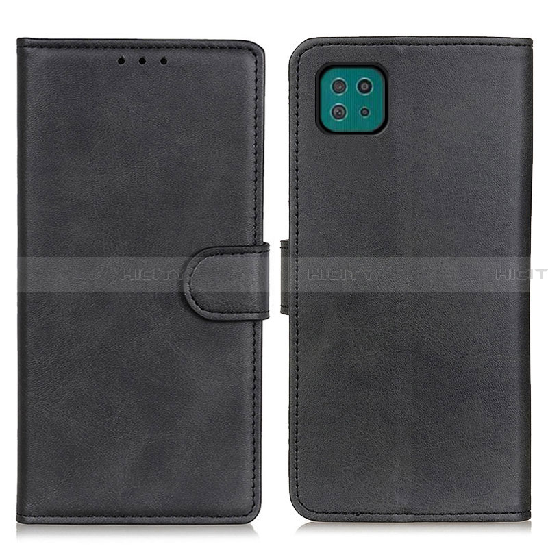 Custodia Portafoglio In Pelle Cover con Supporto A05D per Samsung Galaxy A22 5G Nero