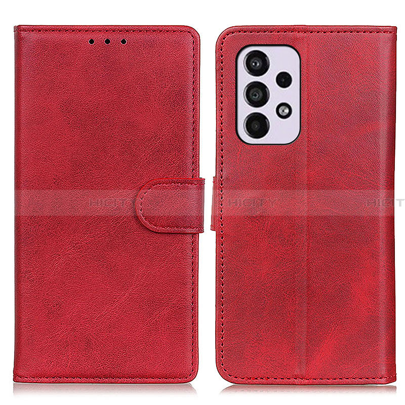 Custodia Portafoglio In Pelle Cover con Supporto A05D per Samsung Galaxy A33 5G Rosso