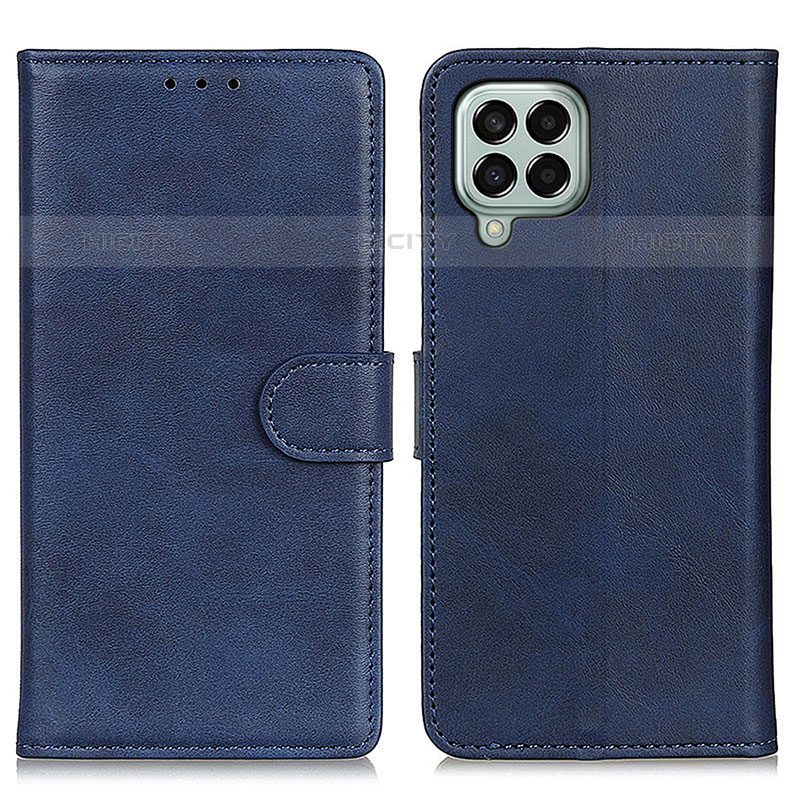 Custodia Portafoglio In Pelle Cover con Supporto A05D per Samsung Galaxy M33 5G Blu