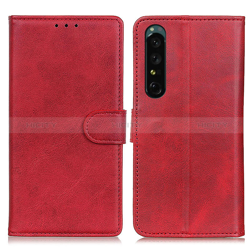 Custodia Portafoglio In Pelle Cover con Supporto A05D per Sony Xperia 1 IV