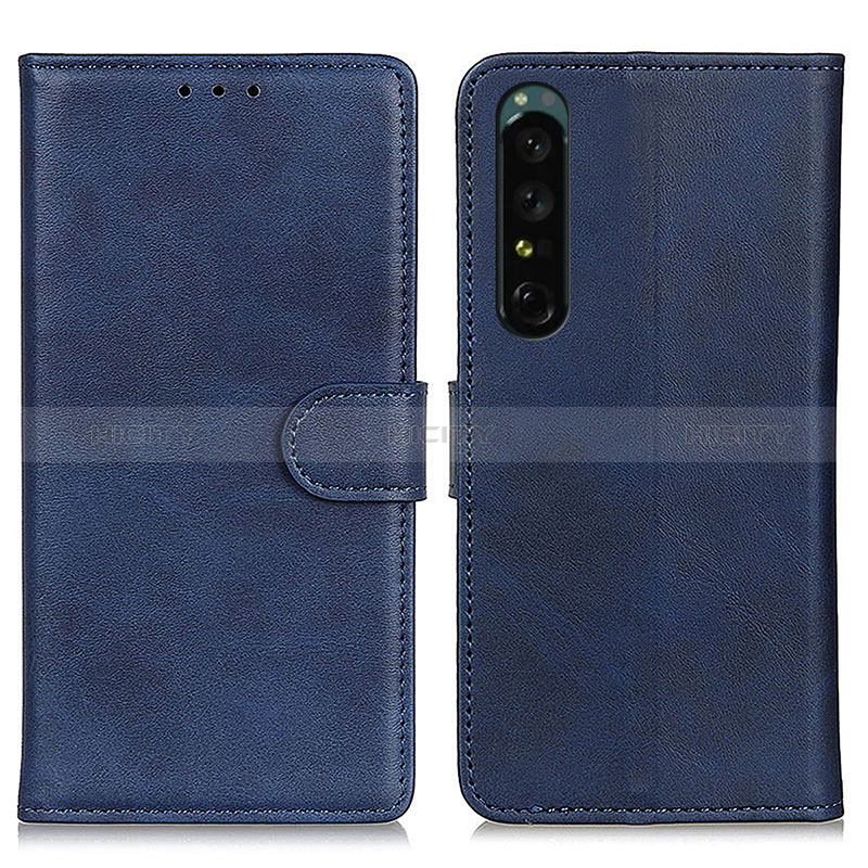 Custodia Portafoglio In Pelle Cover con Supporto A05D per Sony Xperia 1 IV