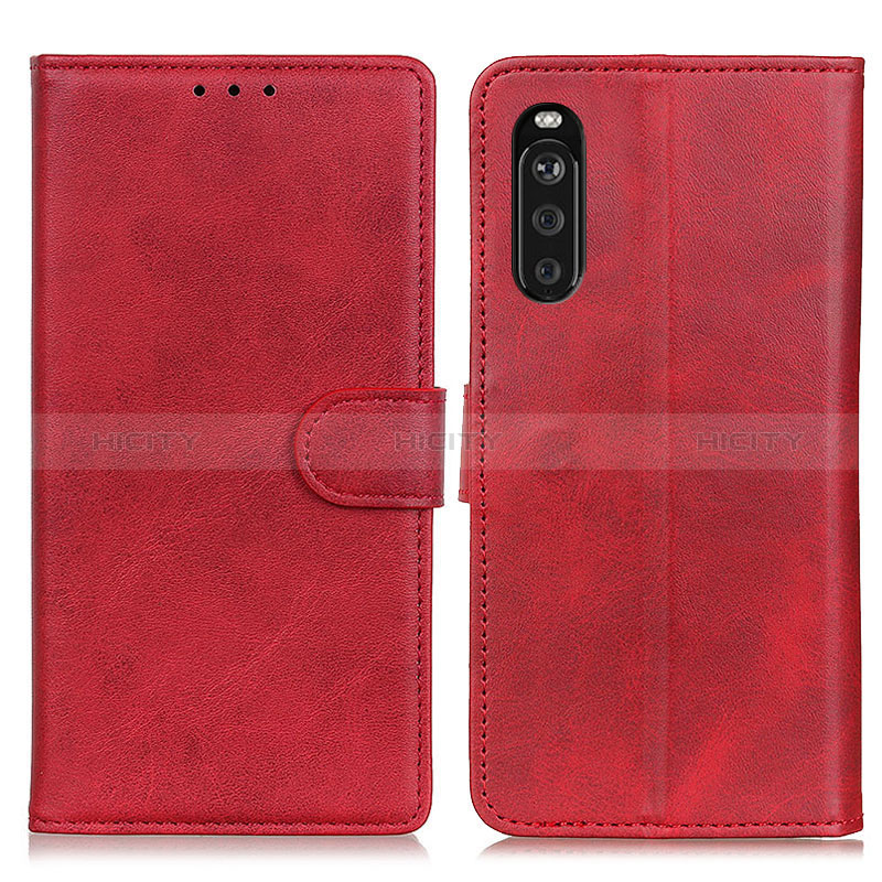 Custodia Portafoglio In Pelle Cover con Supporto A05D per Sony Xperia 10 III SOG04