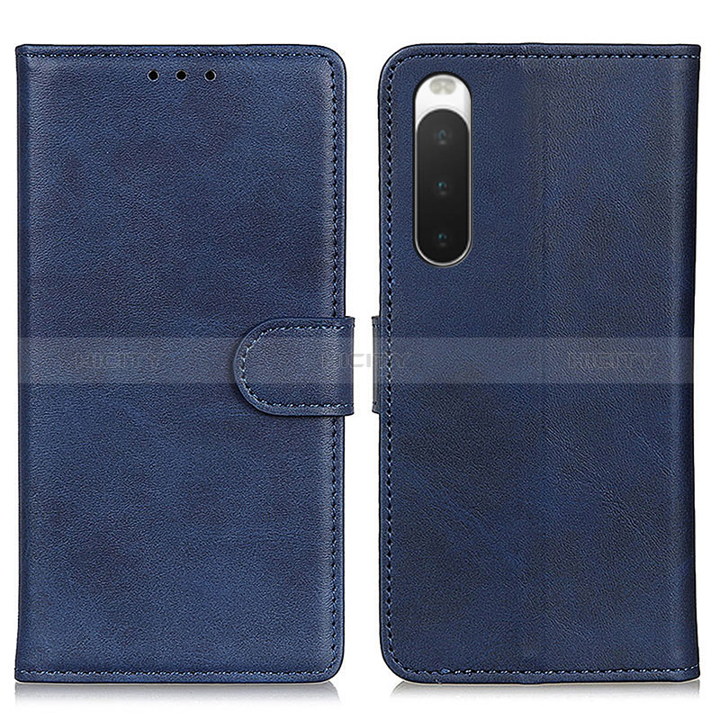 Custodia Portafoglio In Pelle Cover con Supporto A05D per Sony Xperia 10 IV