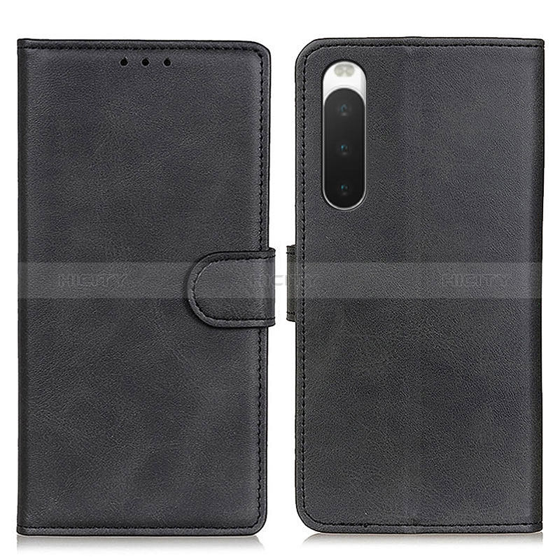 Custodia Portafoglio In Pelle Cover con Supporto A05D per Sony Xperia 10 V