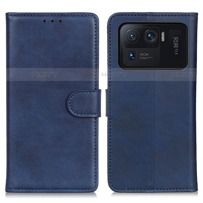 Custodia Portafoglio In Pelle Cover con Supporto A05D per Xiaomi Mi 11 Ultra 5G Marrone