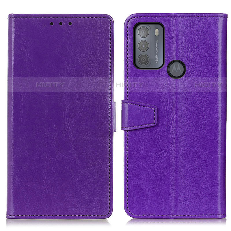 Custodia Portafoglio In Pelle Cover con Supporto A06D per Motorola Moto G50