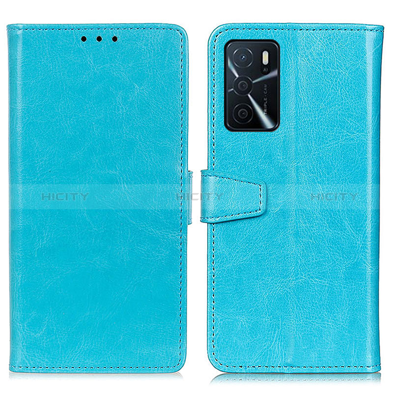 Custodia Portafoglio In Pelle Cover con Supporto A06D per Oppo A16