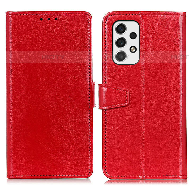 Custodia Portafoglio In Pelle Cover con Supporto A06D per Samsung Galaxy A53 5G Rosso