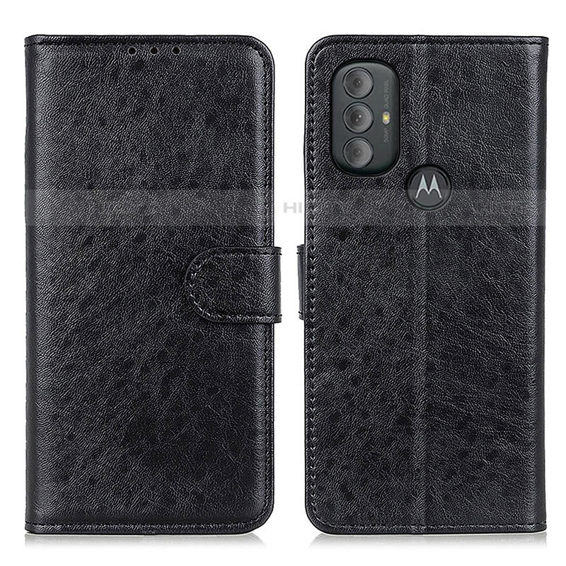 Custodia Portafoglio In Pelle Cover con Supporto A07D per Motorola Moto G Play (2023) Nero