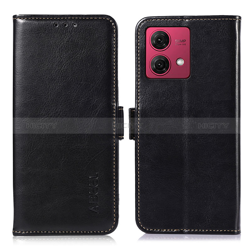 Custodia Portafoglio In Pelle Cover con Supporto A07D per Motorola Moto G84 5G