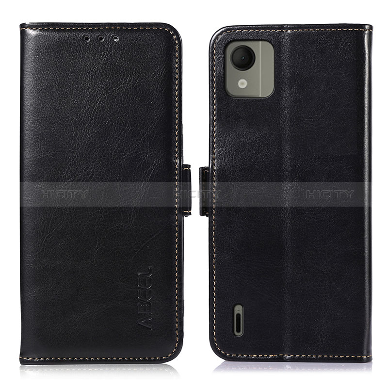 Custodia Portafoglio In Pelle Cover con Supporto A07D per Nokia C110