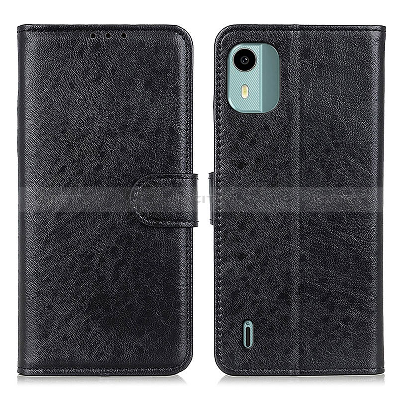 Custodia Portafoglio In Pelle Cover con Supporto A07D per Nokia C12 Plus